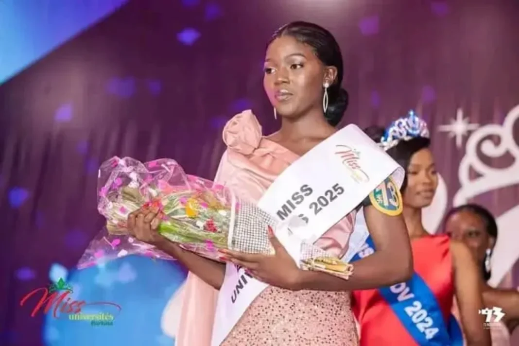 Miss Universités Burkina 2025 Daphney Ouédraogo destituée de son titre de 2e Dauphine