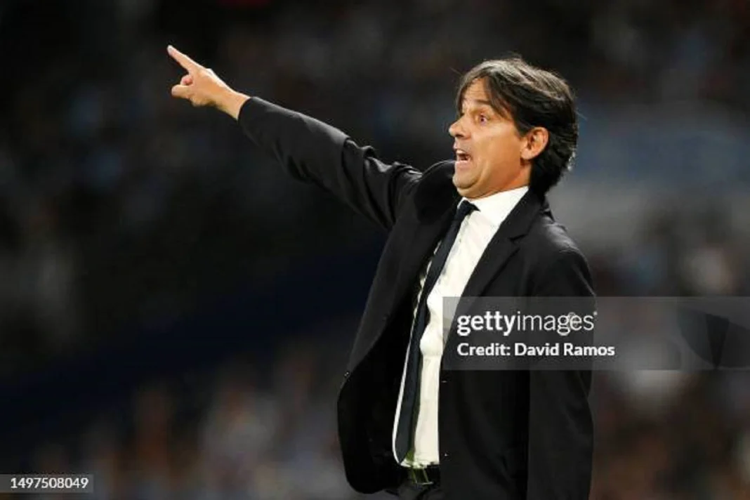 L'entraineur italien Simone Inzaghi