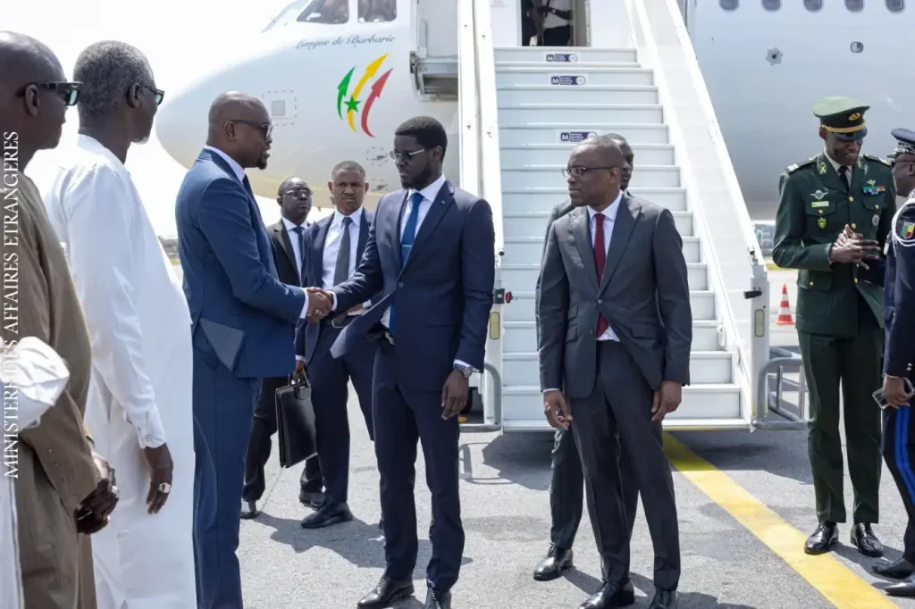Bassirou Diomaye Faye est arrivé à Cotonou