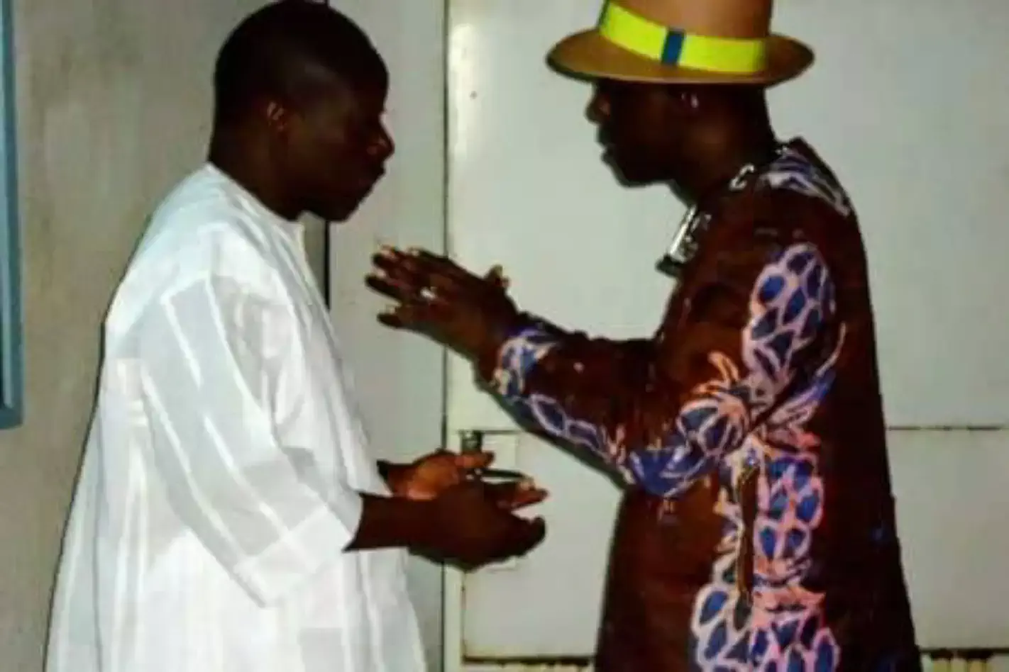 Ganiou Soglo et Patrice Talon