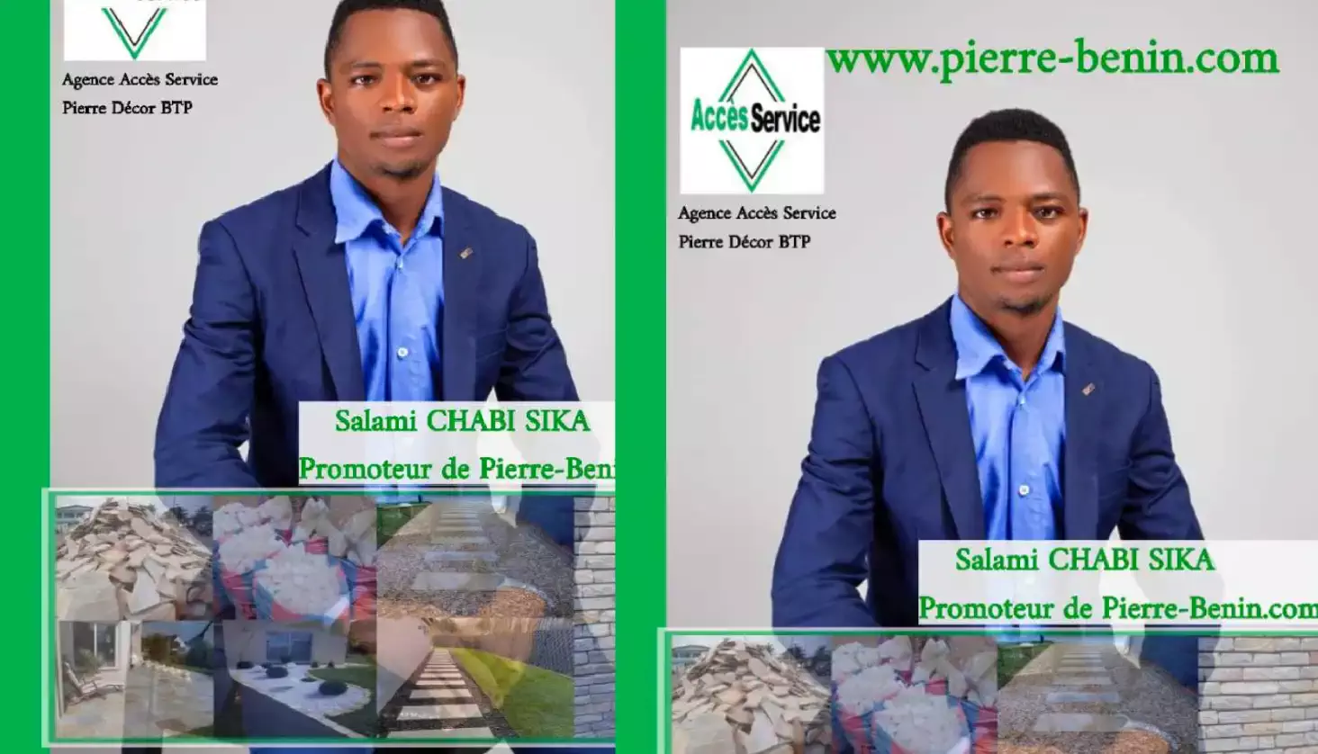 Salami Chabi Sika, jeune entrepreneur béninois, rayonne dans le BTP sous-régional.