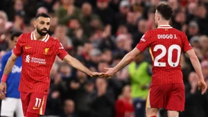 Mohamed Salah et Diogo Jota