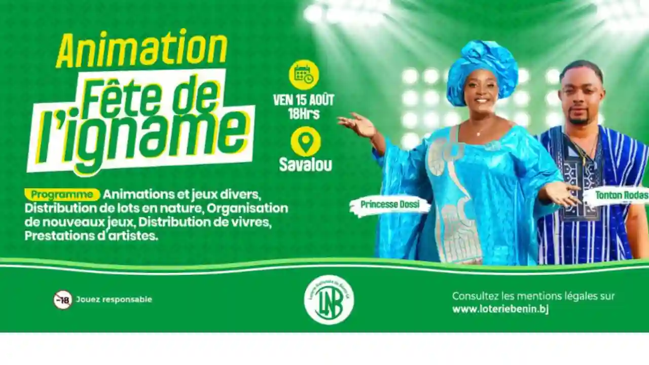 Savalou accueille une soirée d’animations organisée par la Loterie Nationale du Bénin
