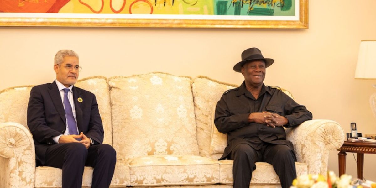 Alassane Ouattara et Sidi Ould Tah