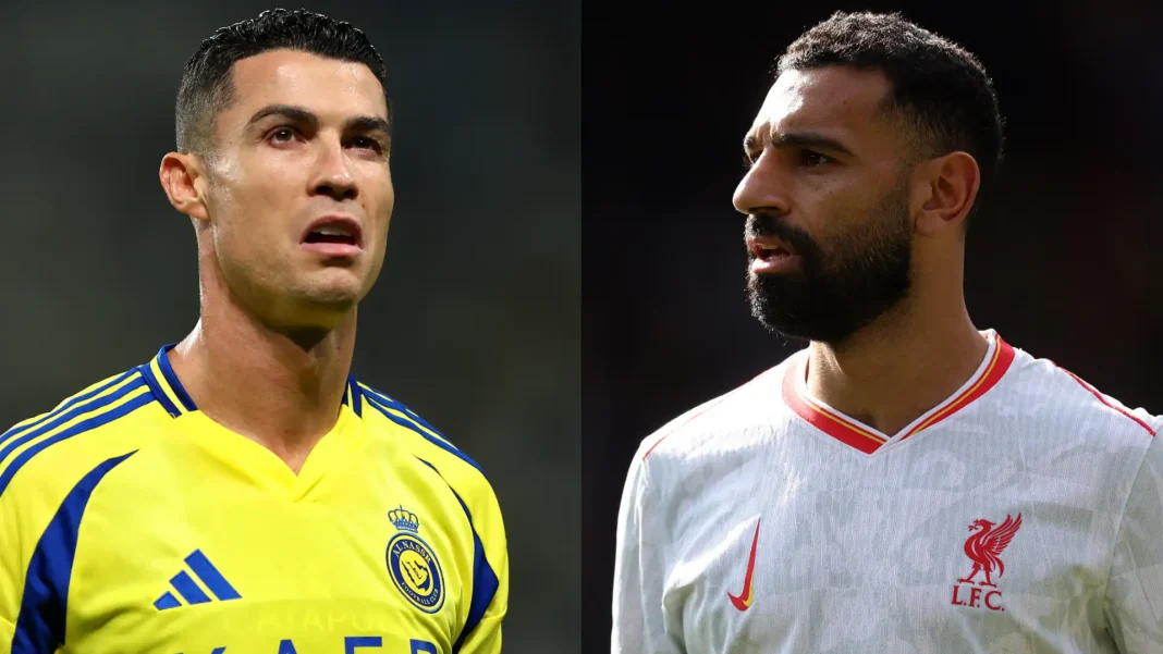 Cristiano Ronaldo et Mohamed Salah