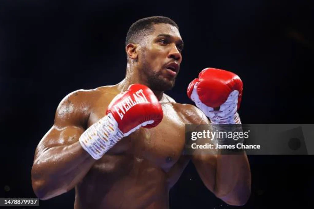 Le boxeur britannique Anthony Joshua