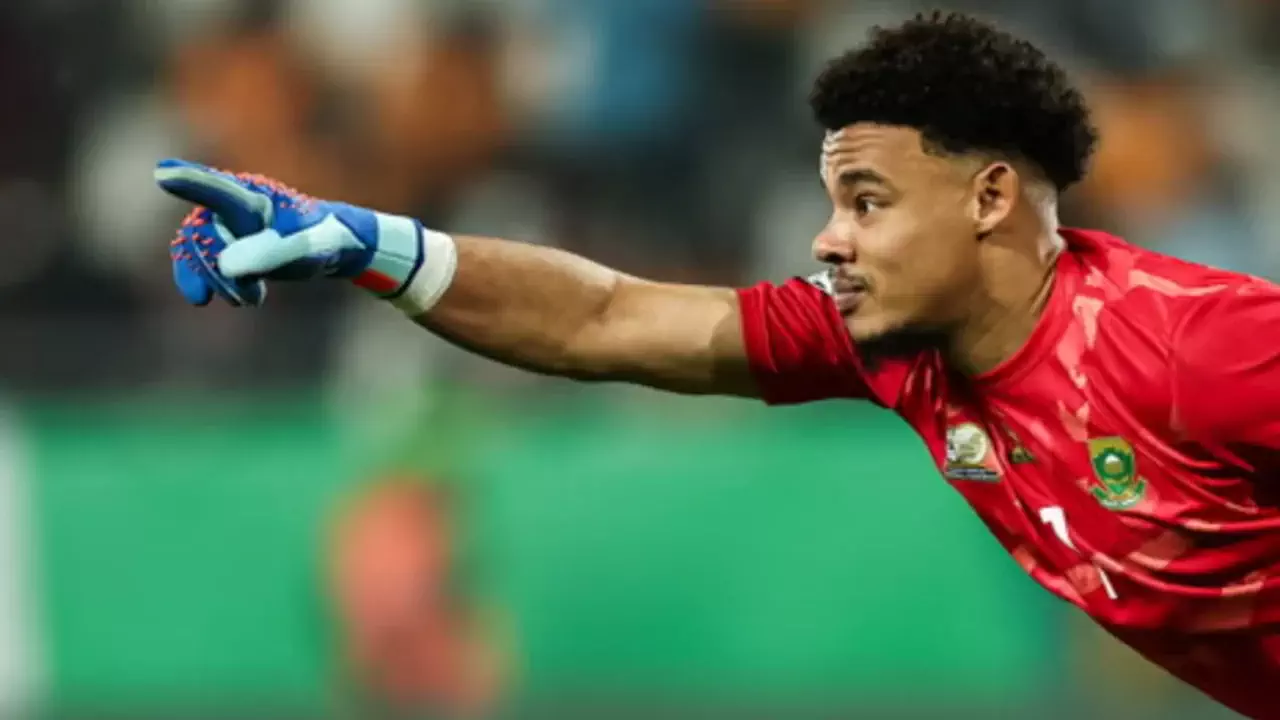 Le capitaine des Bafana Bafana de l'Afrique du Sud, Ronwen Williams