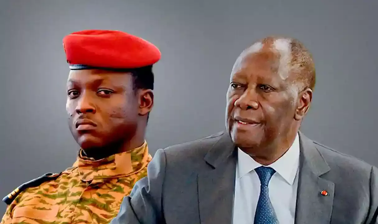Alassane Ouattara et Ibrahim Traoré
