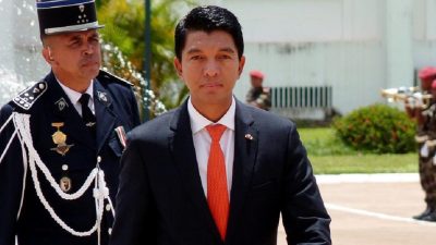 Le président malgache Andry Rajoelina