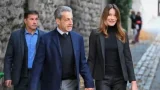 Nicolas Sarkozyet Carla Bruni avant son entrée en prison @ Agence / Bestimage