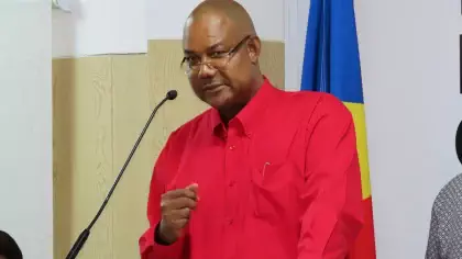 Patrick Herminie, chef du parti United Seychelles