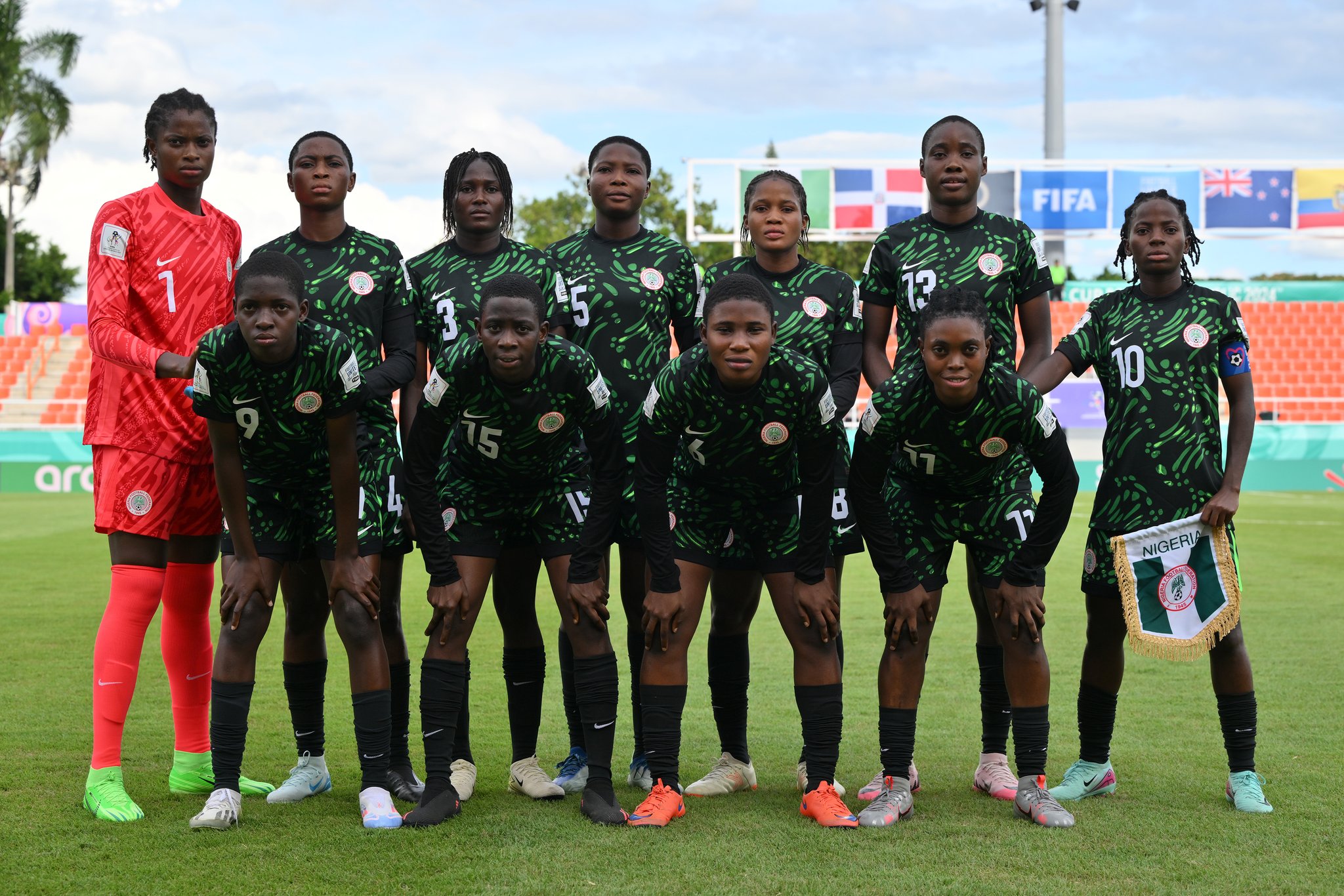 Des joueuses U17 du Nigeria