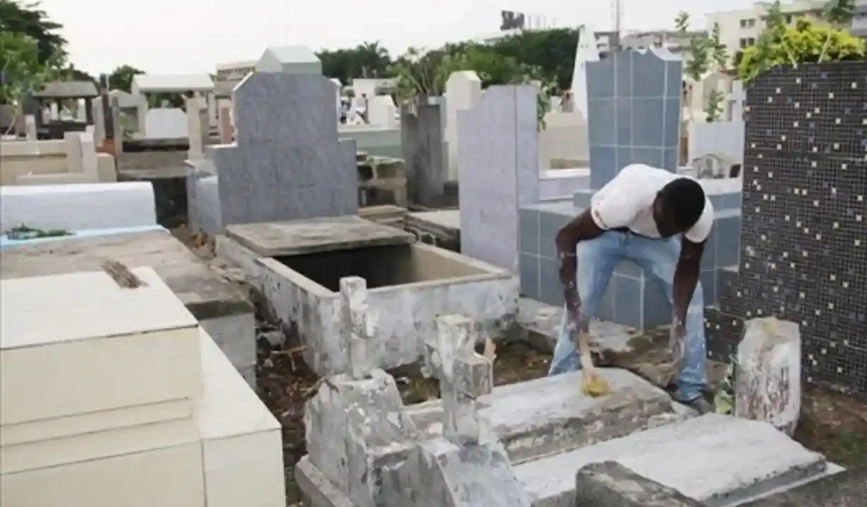 Cimetière au Bénin