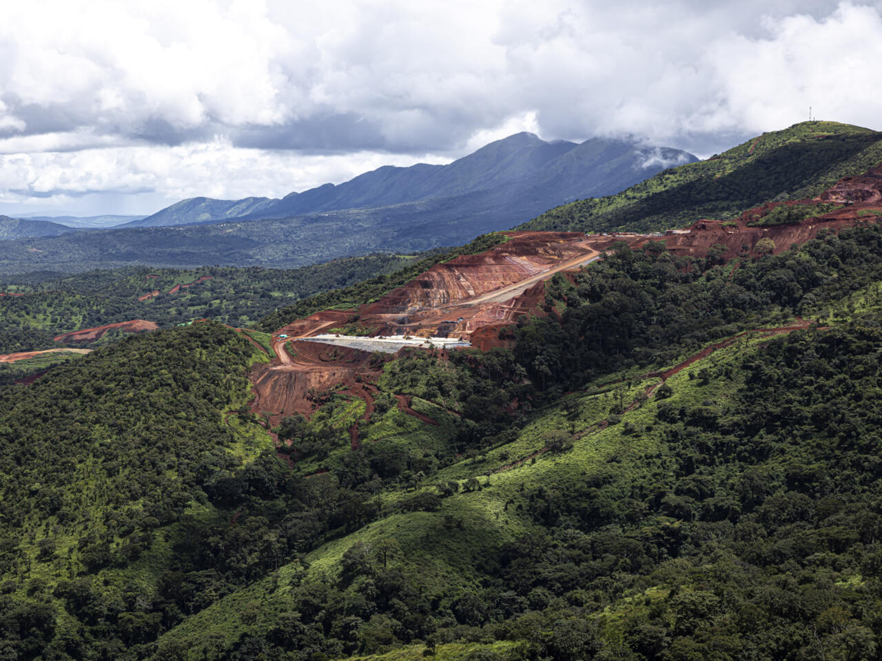 La mine de Simandou en Guinée