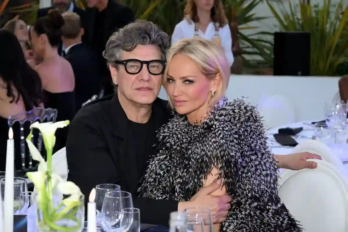 Marc Lavoine et Adriana Karembeu @ | Crédits : Bruno Bebert / Bestimage