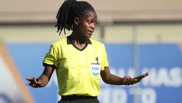 L'arbitre ougandaise Shamirah Nabadda