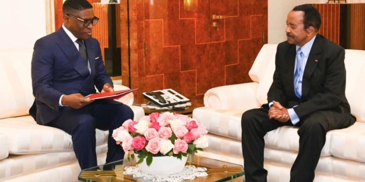 Paul Biya et Obiang Mangue