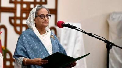 L'ancienne Première ministre bangladaise Sheikh Hasina