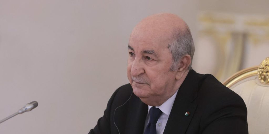 Le président Algérien, Abdelmadjid Tebboune (Photo by Mikhail METZEL / SPUTNIK / AFP)