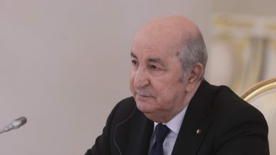 Le président Algérien, Abdelmadjid Tebboune