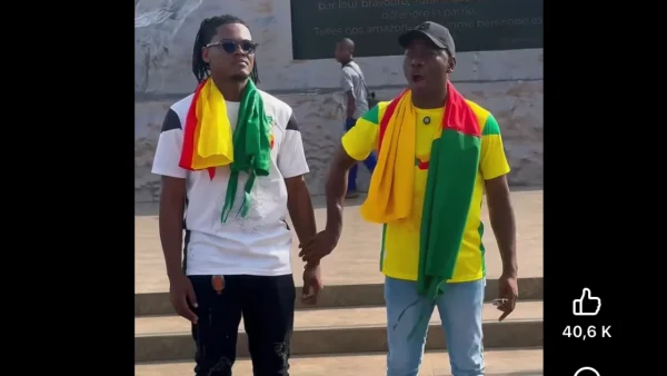 Alain Kenneth et Camille Makosso