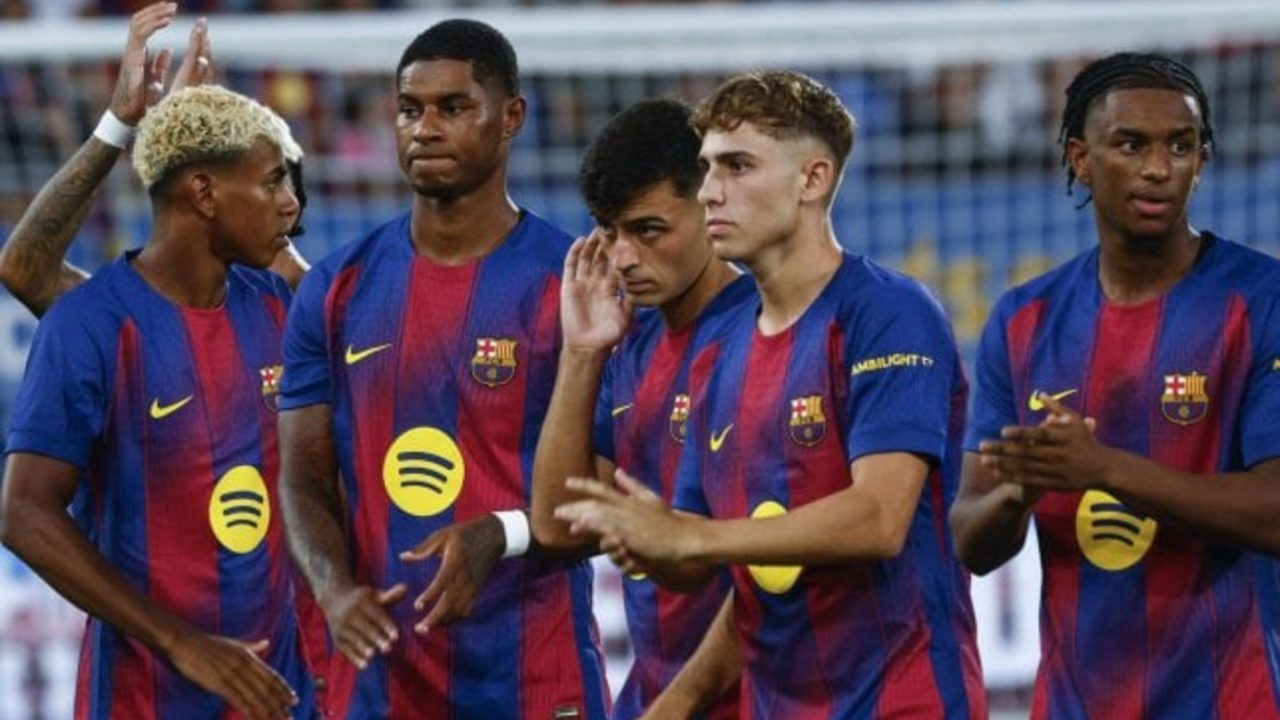 Des joueurs du Barça