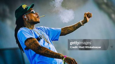 Le rappeur américain Wiz Khalifa