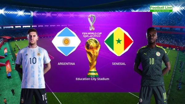 Argentina vs Senegal | FIFA World Cup 2022 Qatar | Messi vs Mane | Full Match HD PES Gameplay