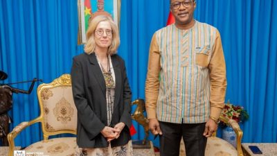 Gouvernance du secteur de la sécurité: la directrice générale du DCAF échange avec le chef de la diplomatie burkinabè