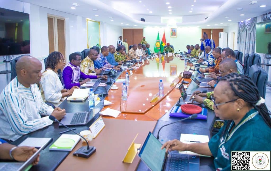 Conseil des ministres présidé par le Capitaine Ibrahim Traoré