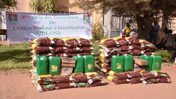 Office national d’identification: des vivres pour les veuves et orphelins des FDS tombées sur le champ de bataille