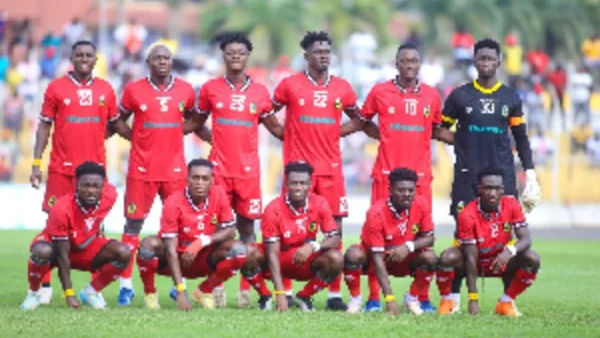 Les joueurs Asante Kotoko