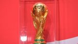 Le trophée de la Coupe du Monde