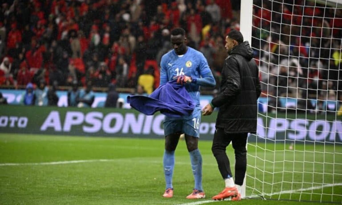 Le gardien de but du Sénégal, Edouard Mendy