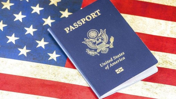passeport americain image d illustration