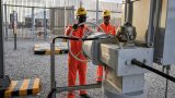 Plateforme pétrolière au large