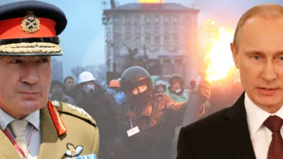 « C’est un moment très dangereux pour Poutine », avertit l’ancien chef d’état-major de l’armée britannique.