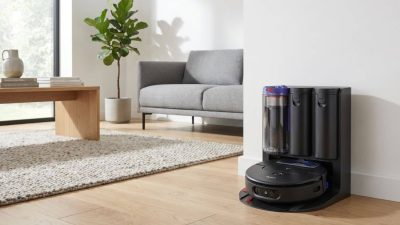 Doté d’une IA avancée, le Dyson Spot+Scrub Ai adapte sa puissance selon les surfaces pour un résultat impeccable.