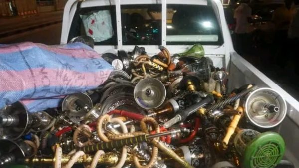 Des cigarettes et chichas saisies à Abidjan par la PNLTA