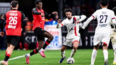 Ligue 1 (J22) : le PSG battu par le Stade Rennais