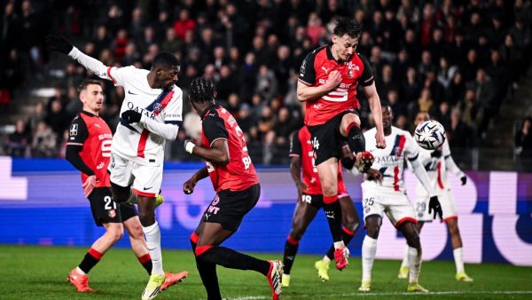 Ligue 1 (J22) : Brice Samba (Rennes) et Ousmane Dembélé (PSG) réagissent après Rennes-PSG