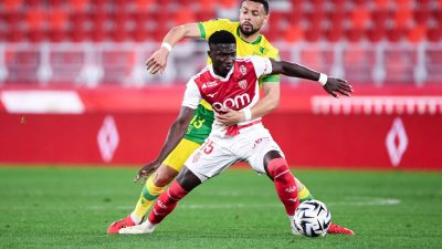 Ligue 1 – Monaco : Lamine Camara sort sur blessure contre Nantes