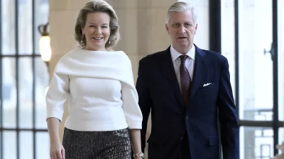 déjeuner à la cantine, ping-pong… Le couple royal au plus près des athlètes