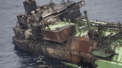 Méthanier endommagé au large de la Libye