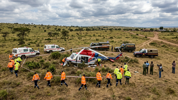 un crash d'hélicoptère fait 6 morts dont le député Johana Ng'eno