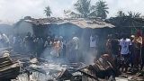 incendie à Port-Bouët, des familles perdent tout