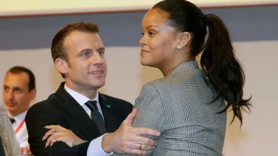 l’avis tranché de Rihanna, ce qu’elle pense du couple Emmanuel et Brigitte Macron
