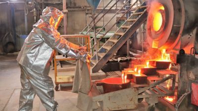 Mine Taparko, production d'or, fonte