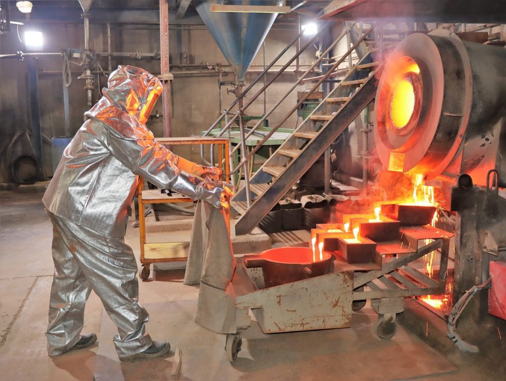 Mine Taparko, production d'or, fonte