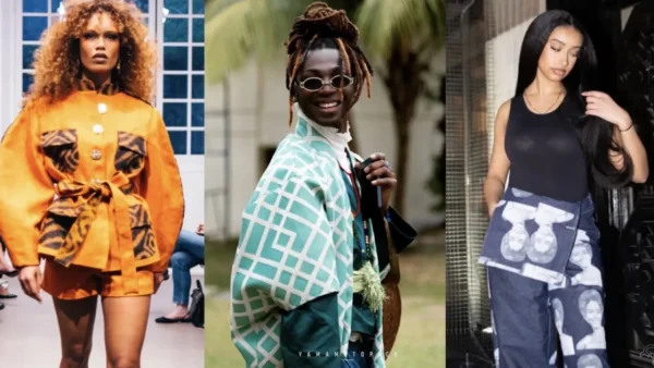 créateurs de mode ivoiriens Olivia Perez Calvin Gueyes et Djinin